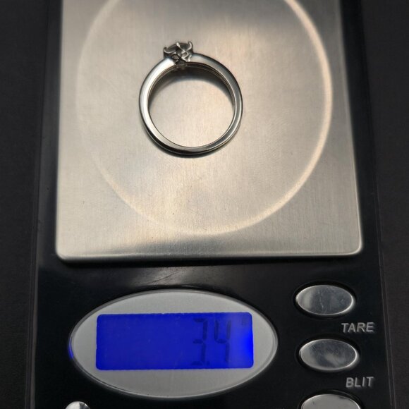 Size 9 Sterling Silver Quality Cubic Zirconia Gem Band Ring A7258 - Picture 9 of 9